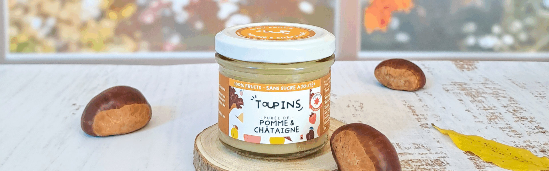 Purée de fruit Pomme & Châtaigne