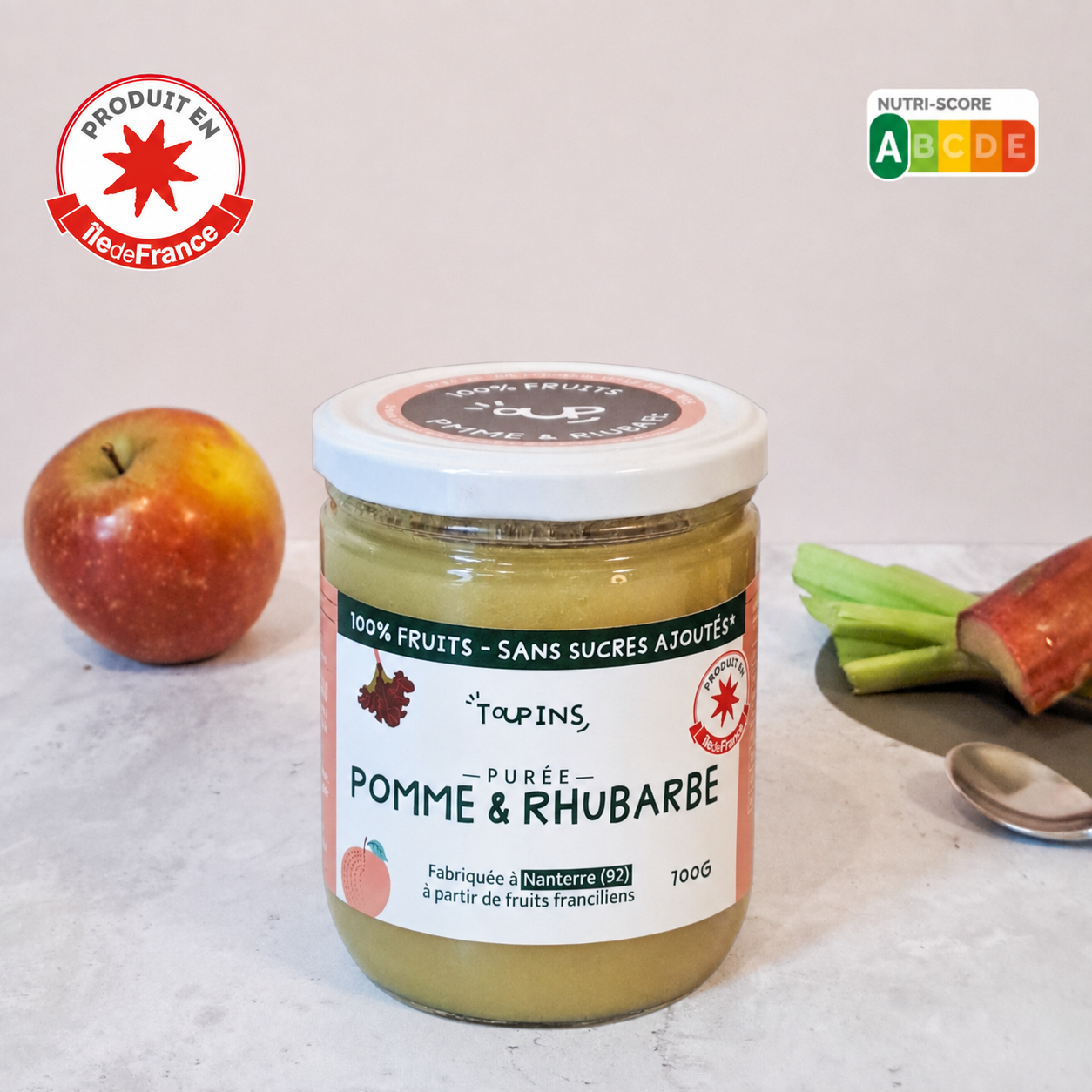 Purée Pomme & Rhubarbe
