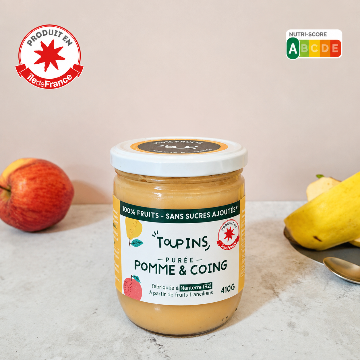 Purée Pomme & Coing Toupins